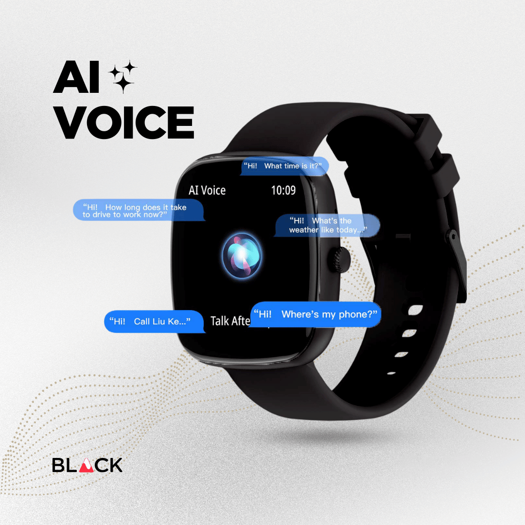 BLACK Fit 2S Health Monitor Smart Watch, upto 15 Day battery, 1.83in screen, 1Yr Warranty