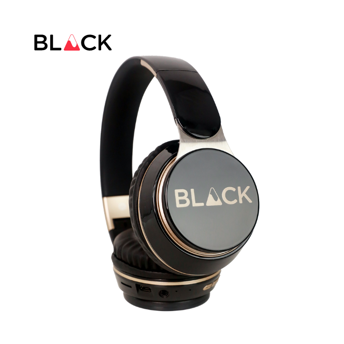 BLACK BassHead 2 Wireless Bluetooth Headphone with mic, Upto 10H Playtime, 1Yr Warranty